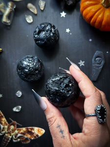 Black Tourmaline Spheres