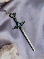 Lepidoptera (moth) Sword Necklace