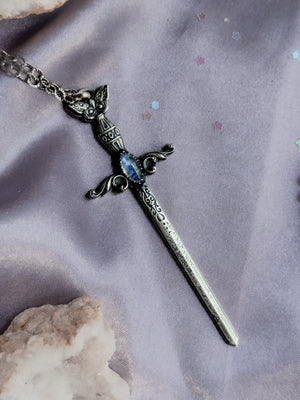 Lepidoptera (moth) Sword Necklace