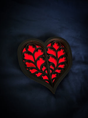 York Heart Red Mirror - Seconds Sale