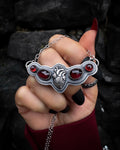The Crimson Heart Garnet Necklace