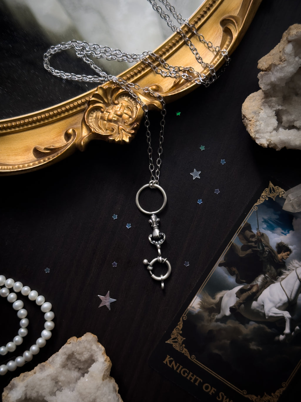 Squire Charm Holder Necklace
