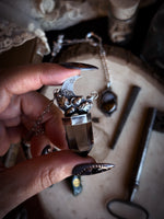 Smoky Quartz Autumn Moon Necklace