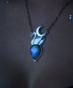 Swan Night Necklace