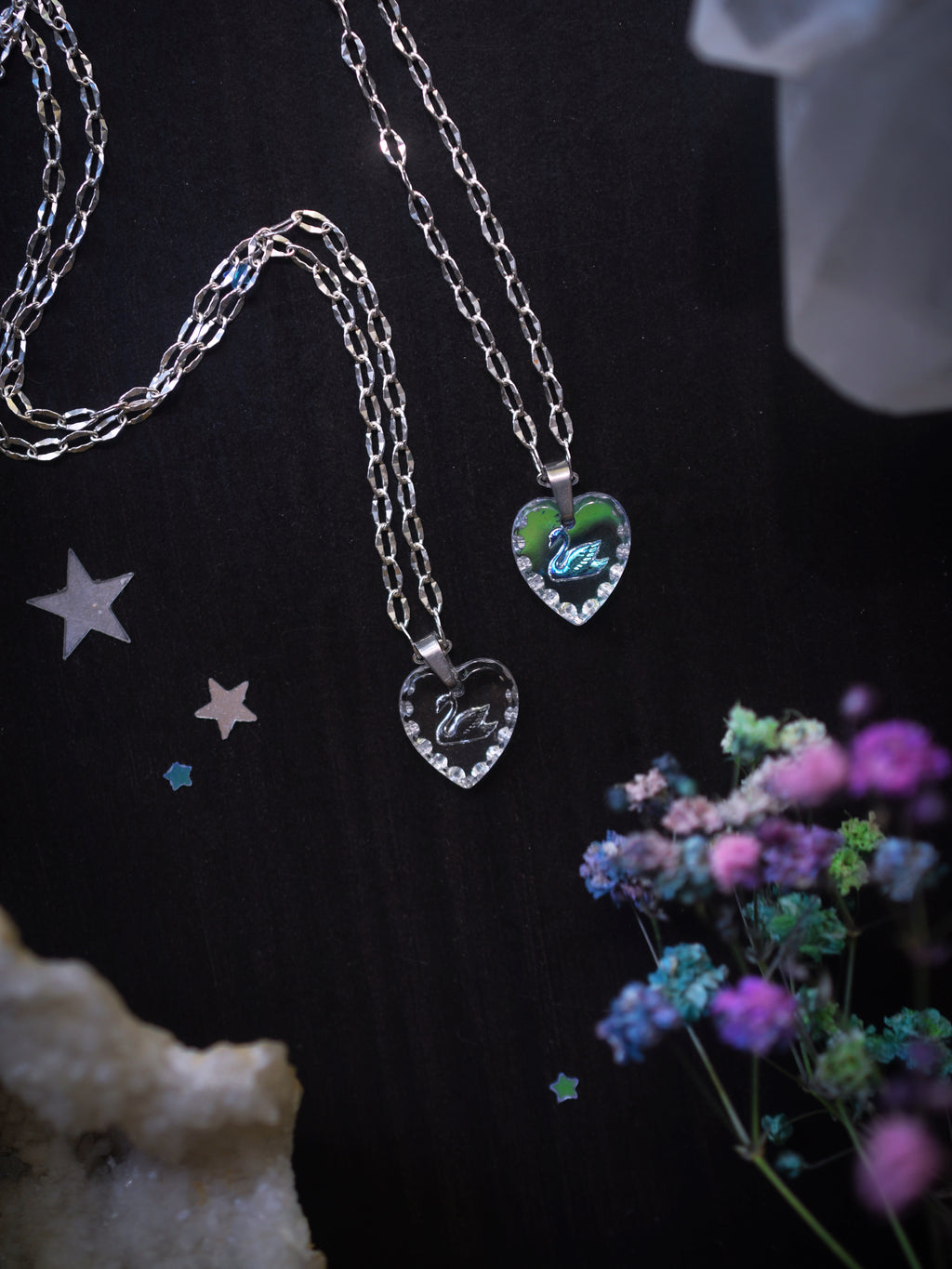 Sweetheart Swan Necklace