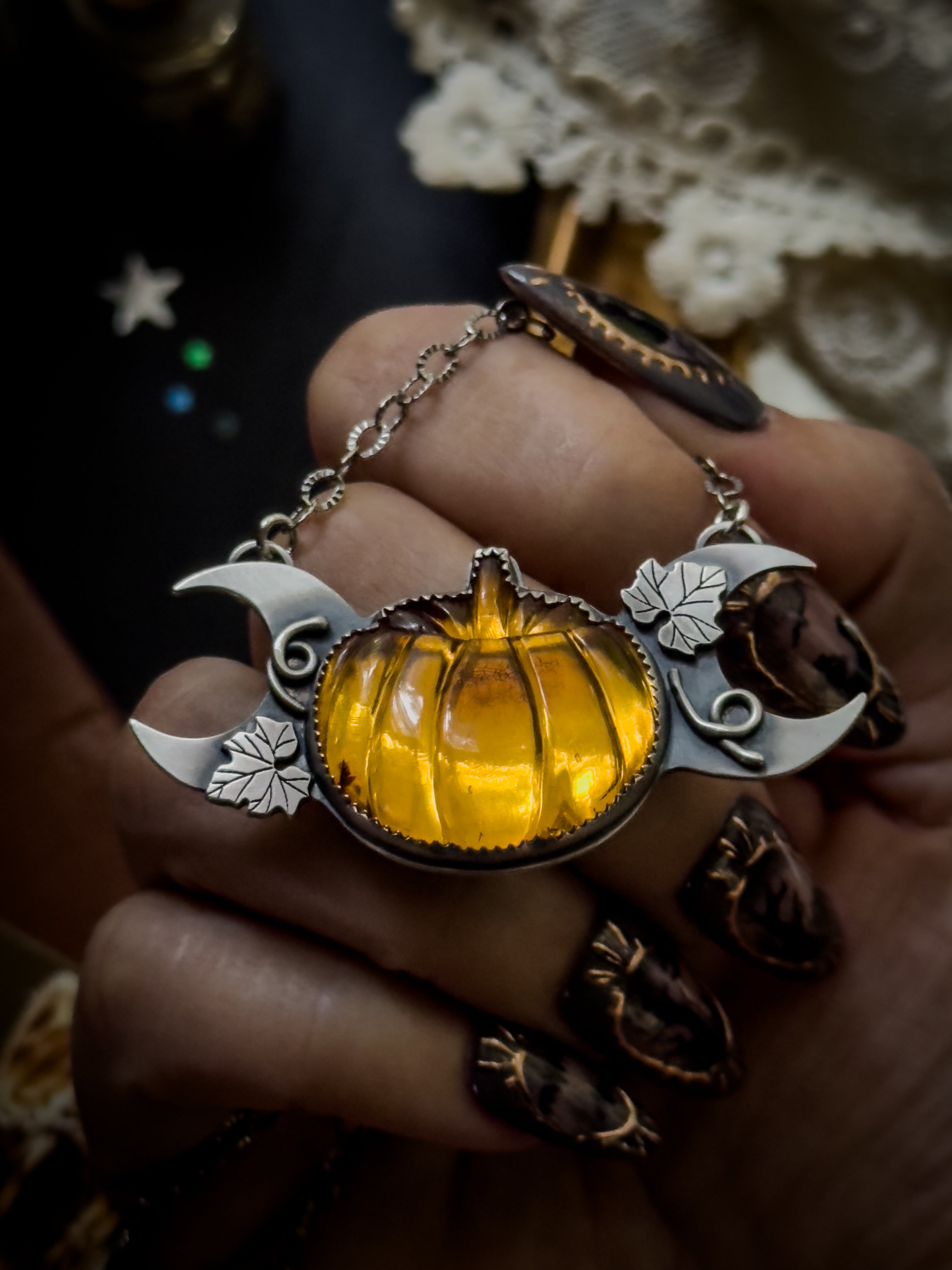 Pumpkin Queen Necklace