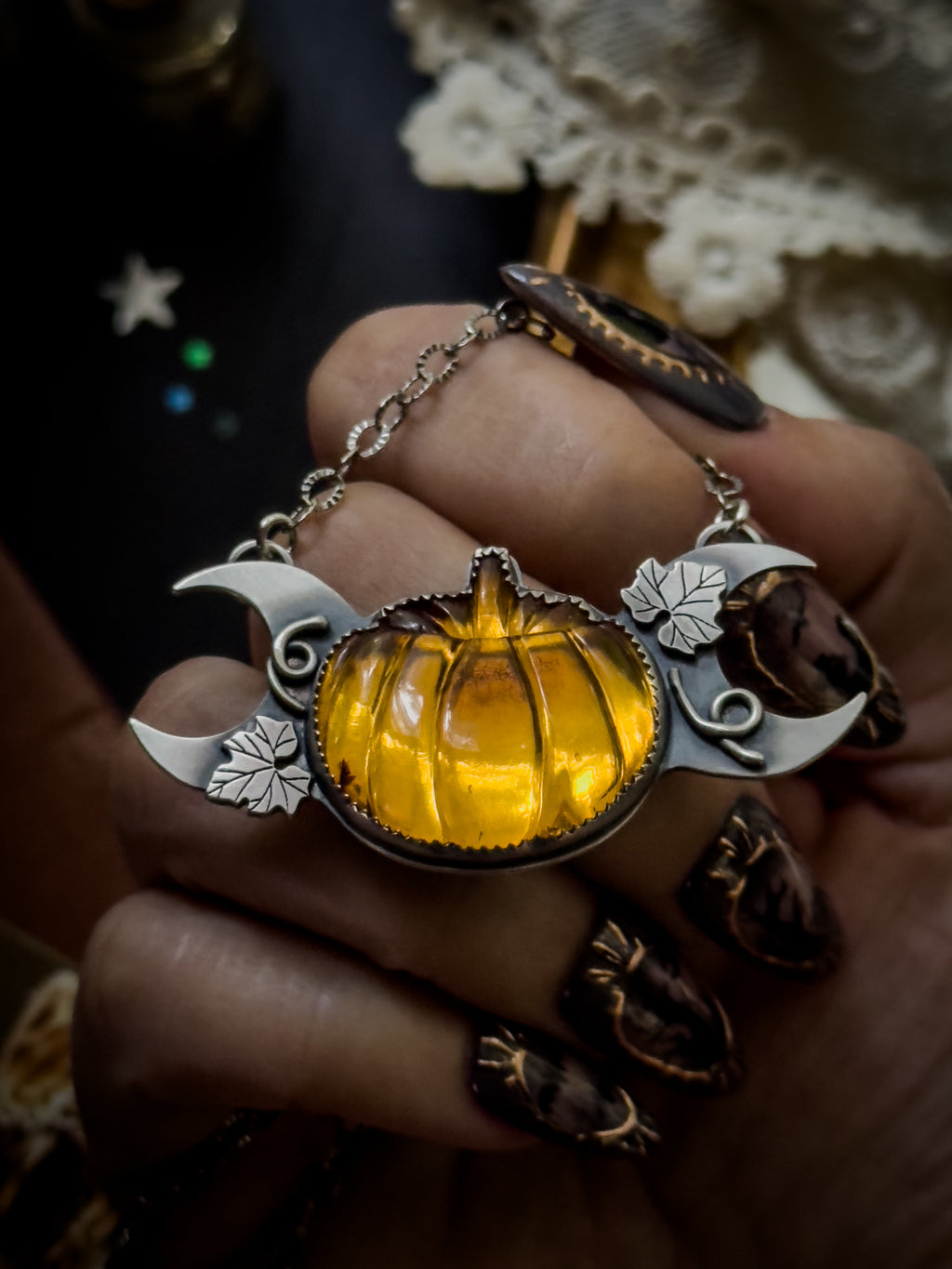 Pumpkin Queen Necklace