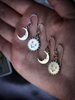 Ouija Moon + Sun Earrings