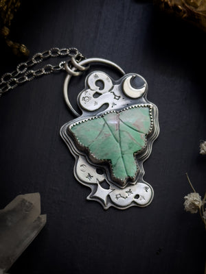 Moon Moth Necklace