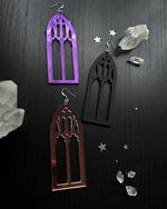Salem Cathedral Lancet Window Acrylic Earrings