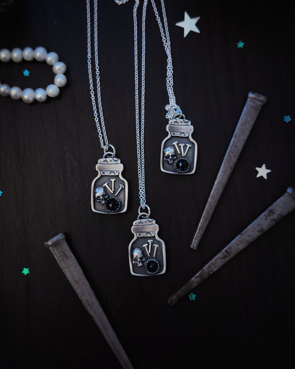 Protection Jar Charm Necklace