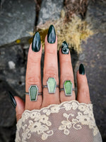 Ready to Ship Serpentine Coffin Rings