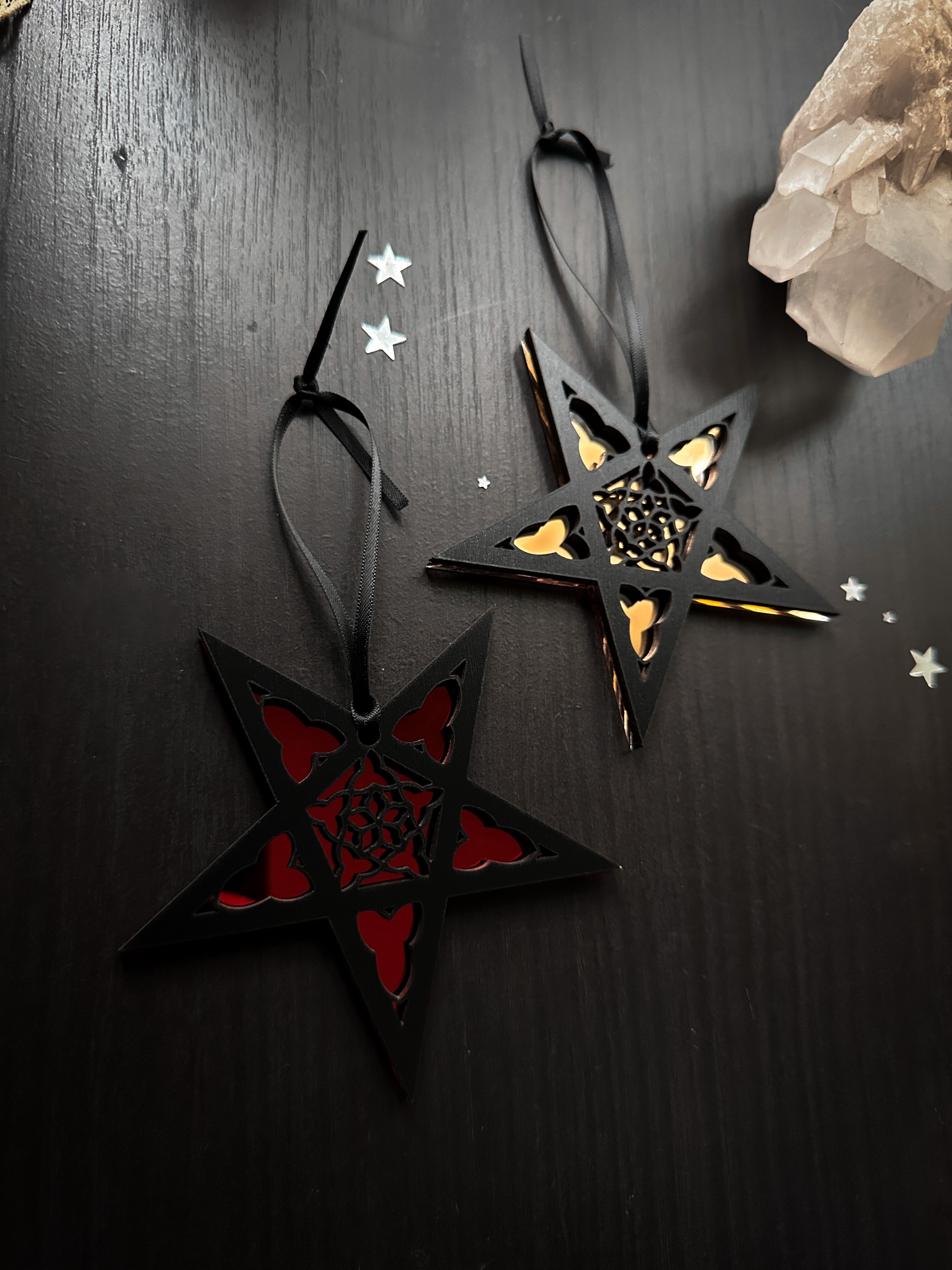 Deluxe Amiens Pentagram Ornaments
