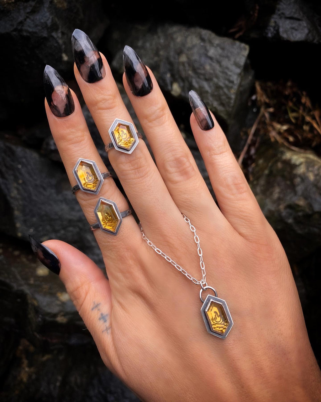 Bonfire Hex Jewelry Preorder