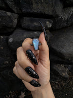 Moonstone Petite Coffin Ring