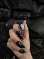 Moonstone Petite Coffin Ring