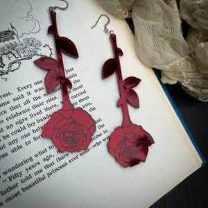 Boucles d’oreilles en acrylique Briar Rose