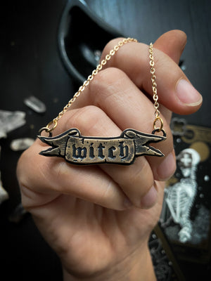 The Witch Banner Necklace