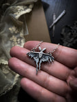Tattered Luna Moth Necklace